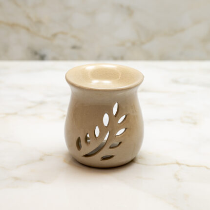 keramikos-aromatistis-xorou-wax-burner-beige-leaf-490105-projectcandle-1