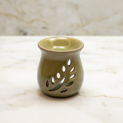 keramikos-aromatistis-xorou-wax-burner-light-green-leaf-490108-projectcandle-1