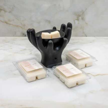 Gift-set-dorou-keramikos-aromatistis-me-soy-wax-melts-project-candle-2